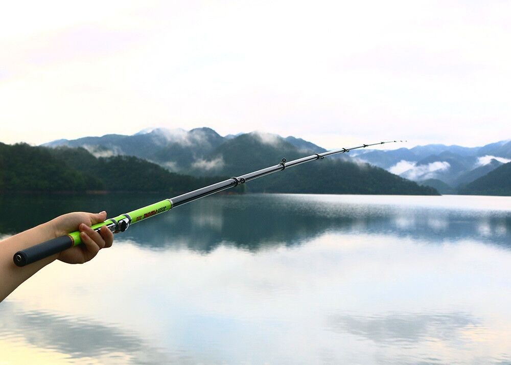 Spinning Rod Rock Fishing Carbon Fiber Mini Telescopic 1.5/1.8/2.1/2.4/2.7/3.0M