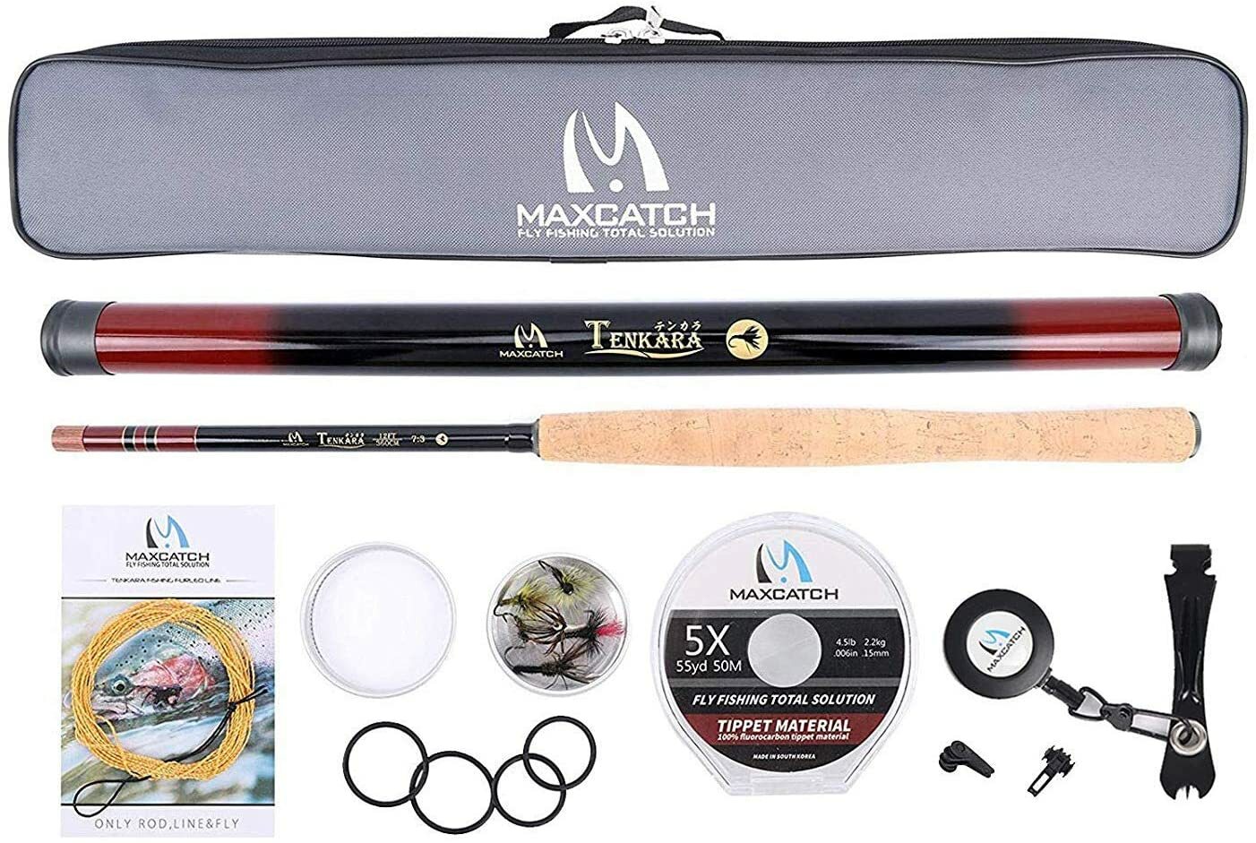 New Tenkara 10/11/12/13ft Fly Fishing Rod 7:3 Action Telescoping Pole Combo