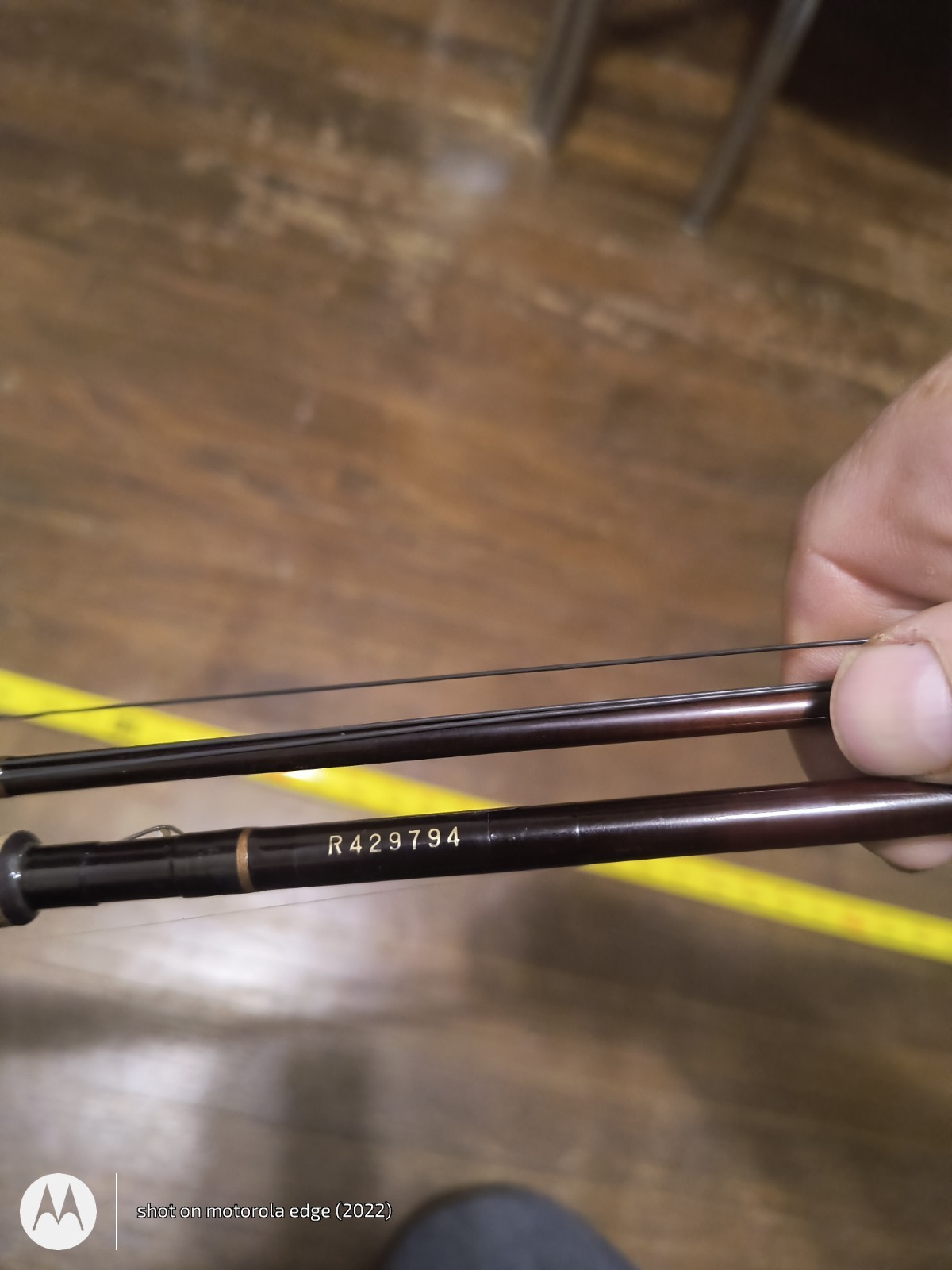 Fly Fishing Rod ( Fiberglass FENWICK ” Wood Stream” 9 ft Two Piece With LAMSON.