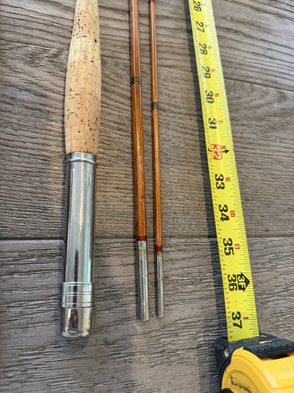 Not Thomas Bamboo ? Wood ? Fly Fishing Rod Wood ? VINTAGE Old Montage 1920’s