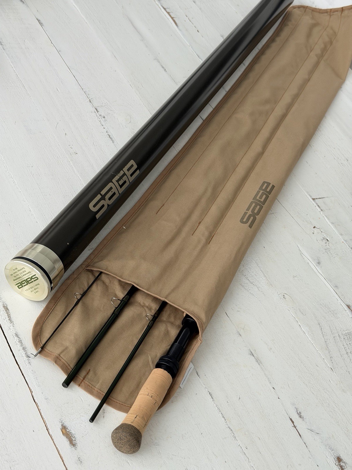 **BEAUTIFUL** 🔥 SAGE Z-AXIS Switch/Spey 8wt. 11’ft~4pc FlyRod!! ~LEGENDARY~ 🔥