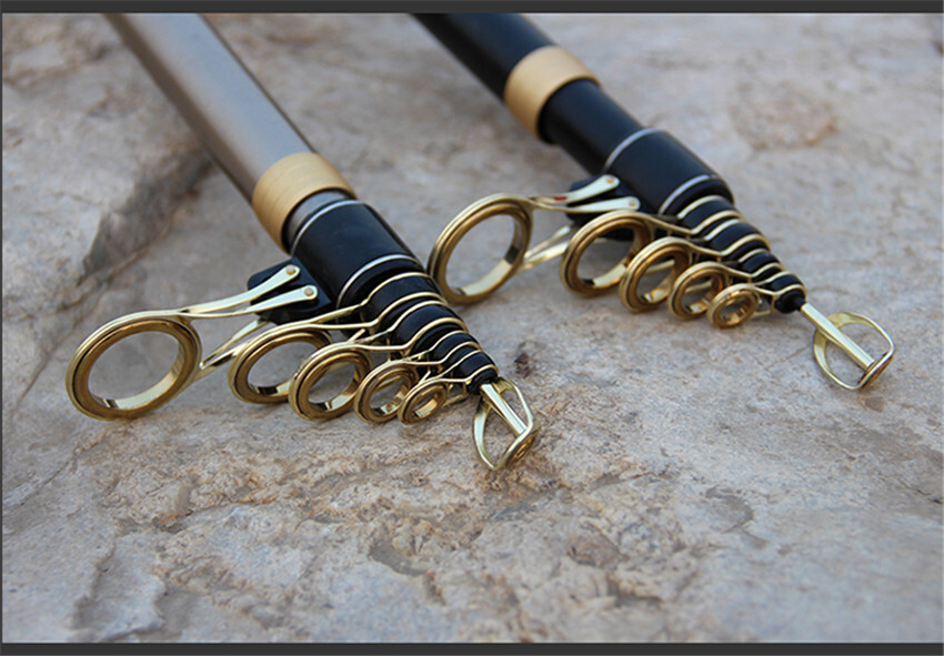 Superhard carbon telescopic long cast spinning rod Casting Weight:100-250g
