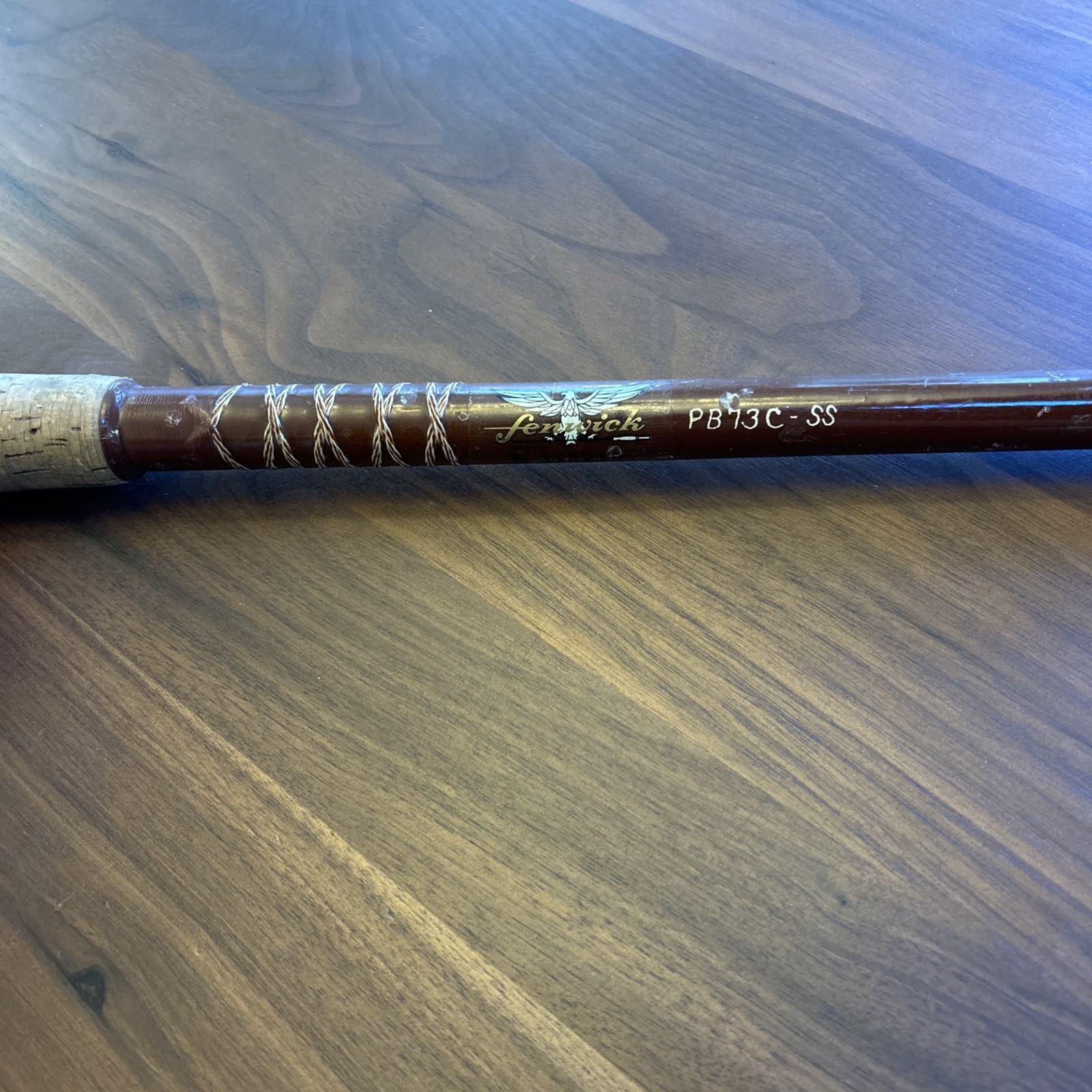 VTG FENWICK PACIFIC BAY PB 73C 7’ 3” RARE FISHING ROD L9