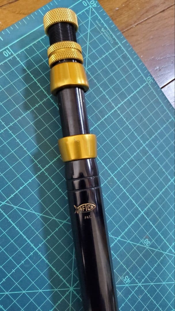 AFTCO Unibat Straight Boat Fishing Rod Black/Gold Used