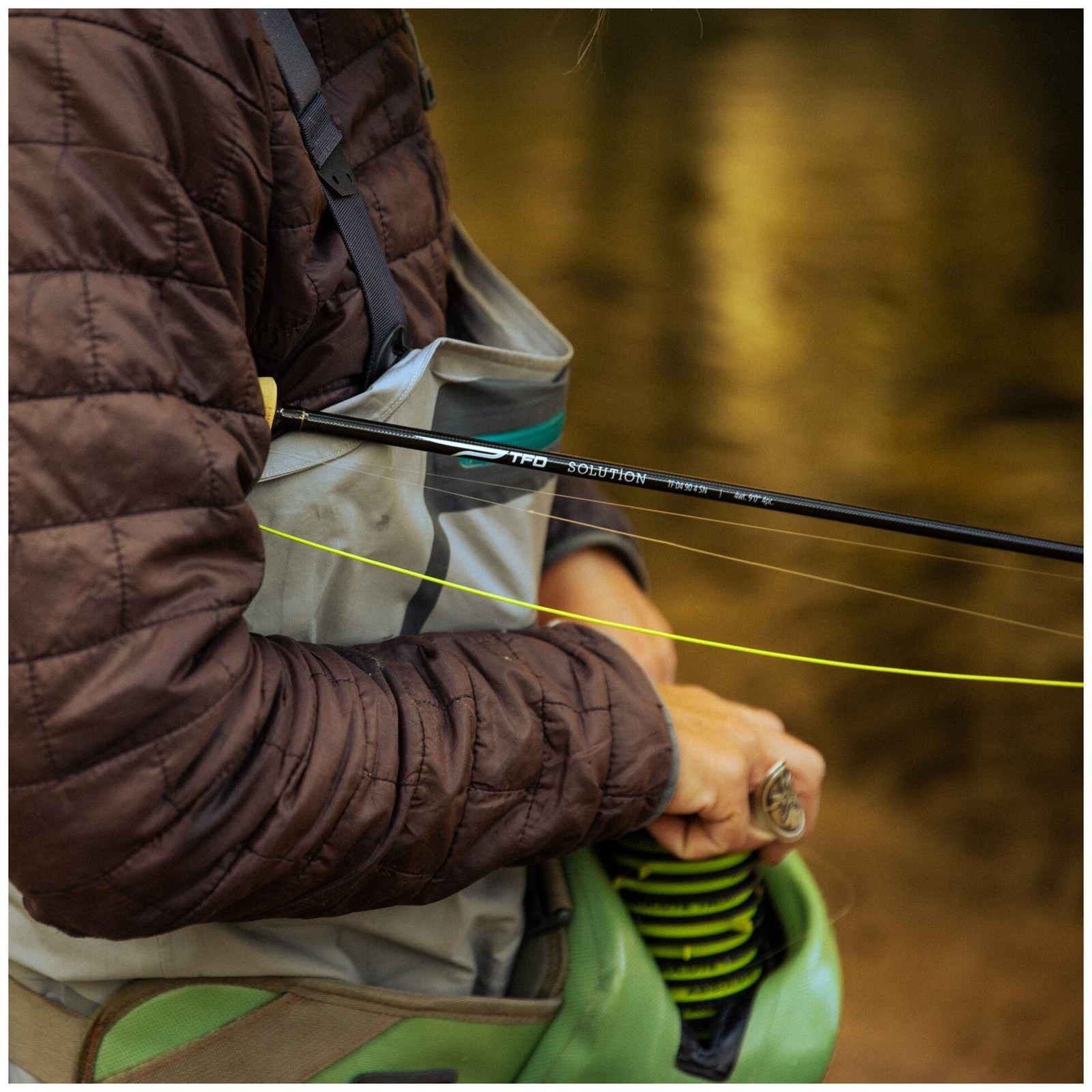 TFO Solution 9ft 6in 5wt 4-Piece Fly Rod with Case (TF-05-96-4-SN)