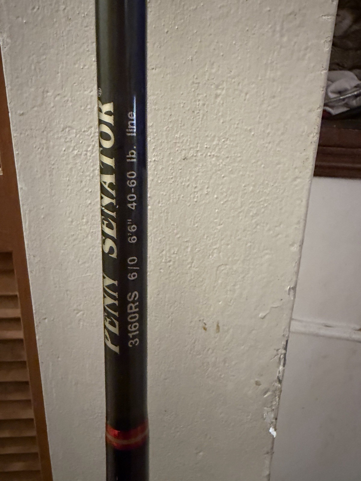 VINTAGE PENN SENATOR BOAT ROD 3160RS 6/0 6’6″ 40-60 LB LINE GREAT CONDITION