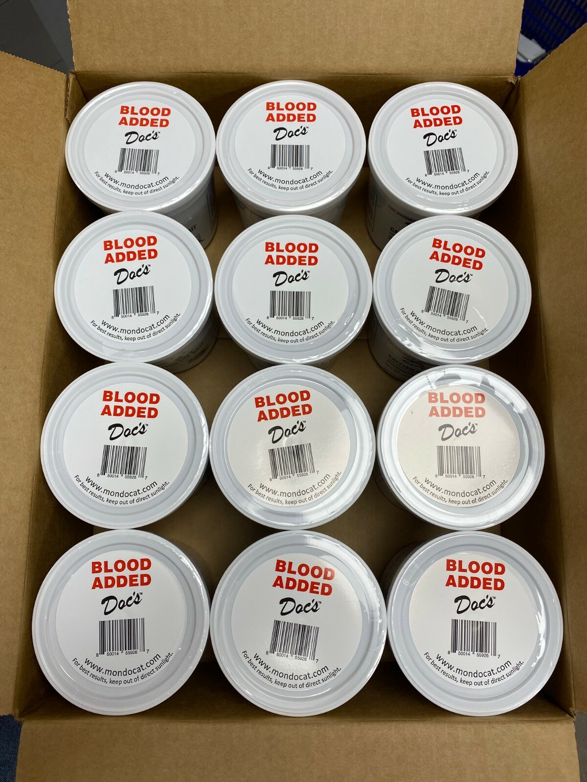 1 CASE DOCS SOFT CATFISH GETTER DIP BAIT BLOOD RECIPE 12-12 OZ TUBS