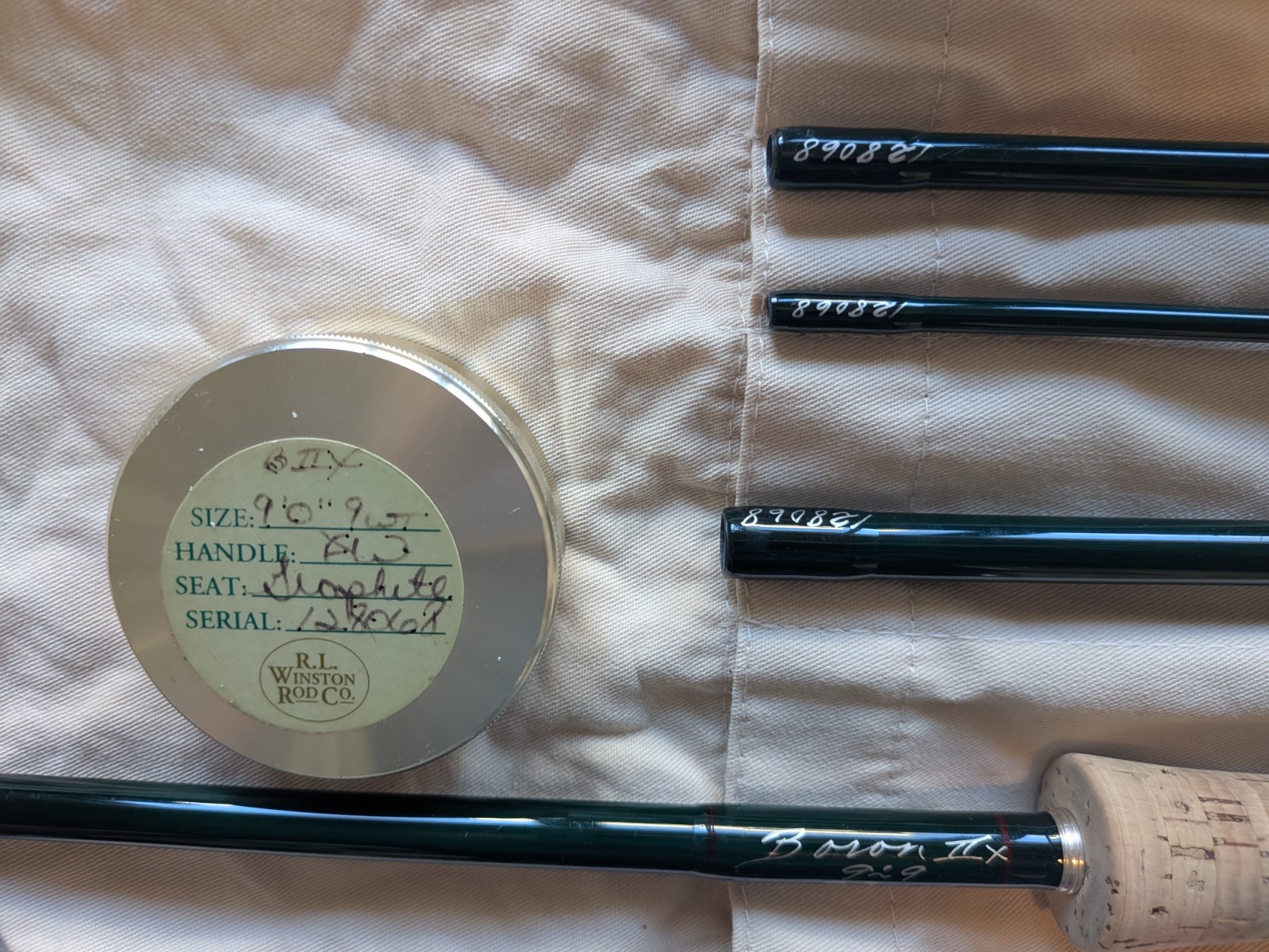 R L Winston Boron II X Fly Rod 9 wt. 9’ 4 pc.