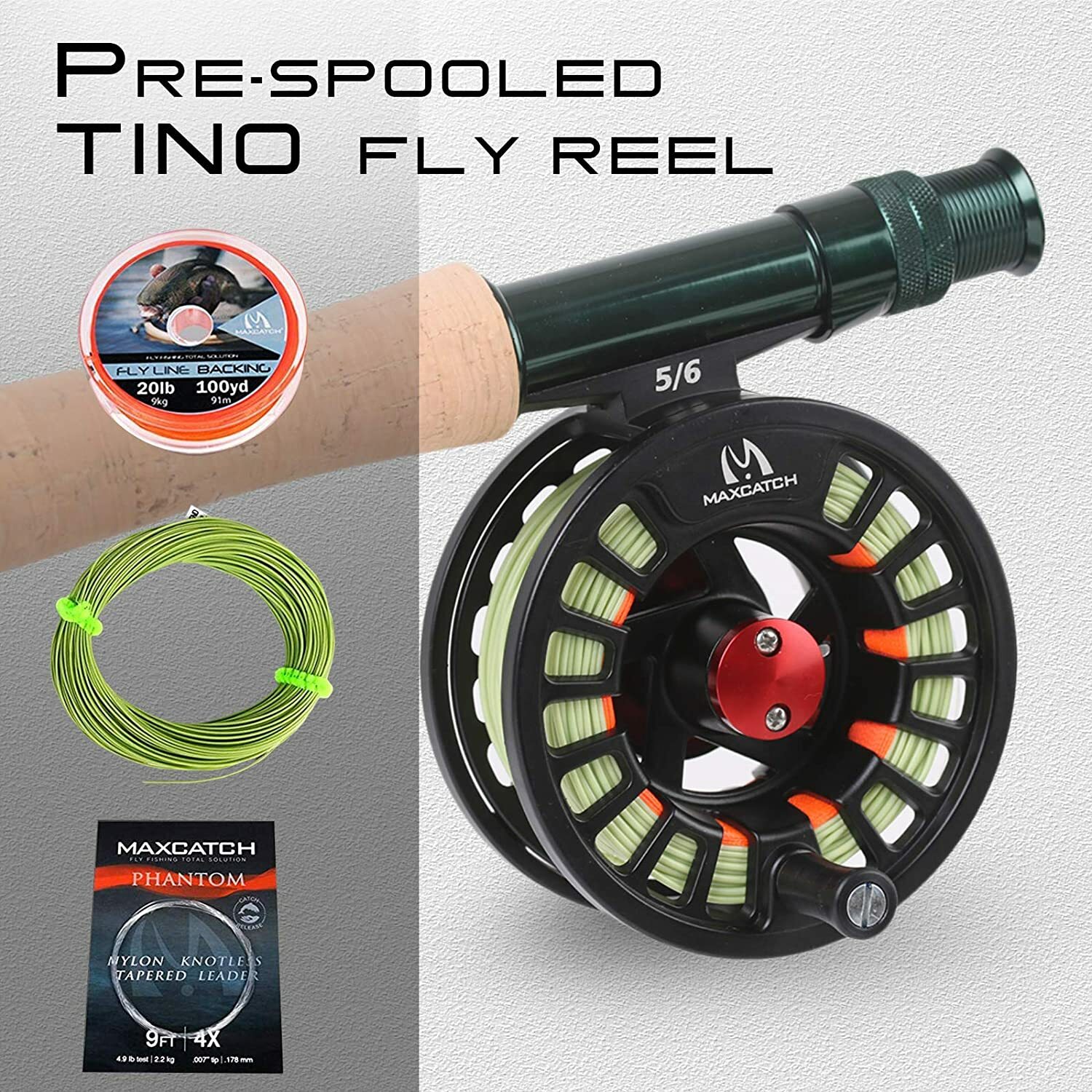 Extreme Tino Fly Fishing Combo Kit 4/5/6/7/8 Starter Fly Rod and Reel Outfit
