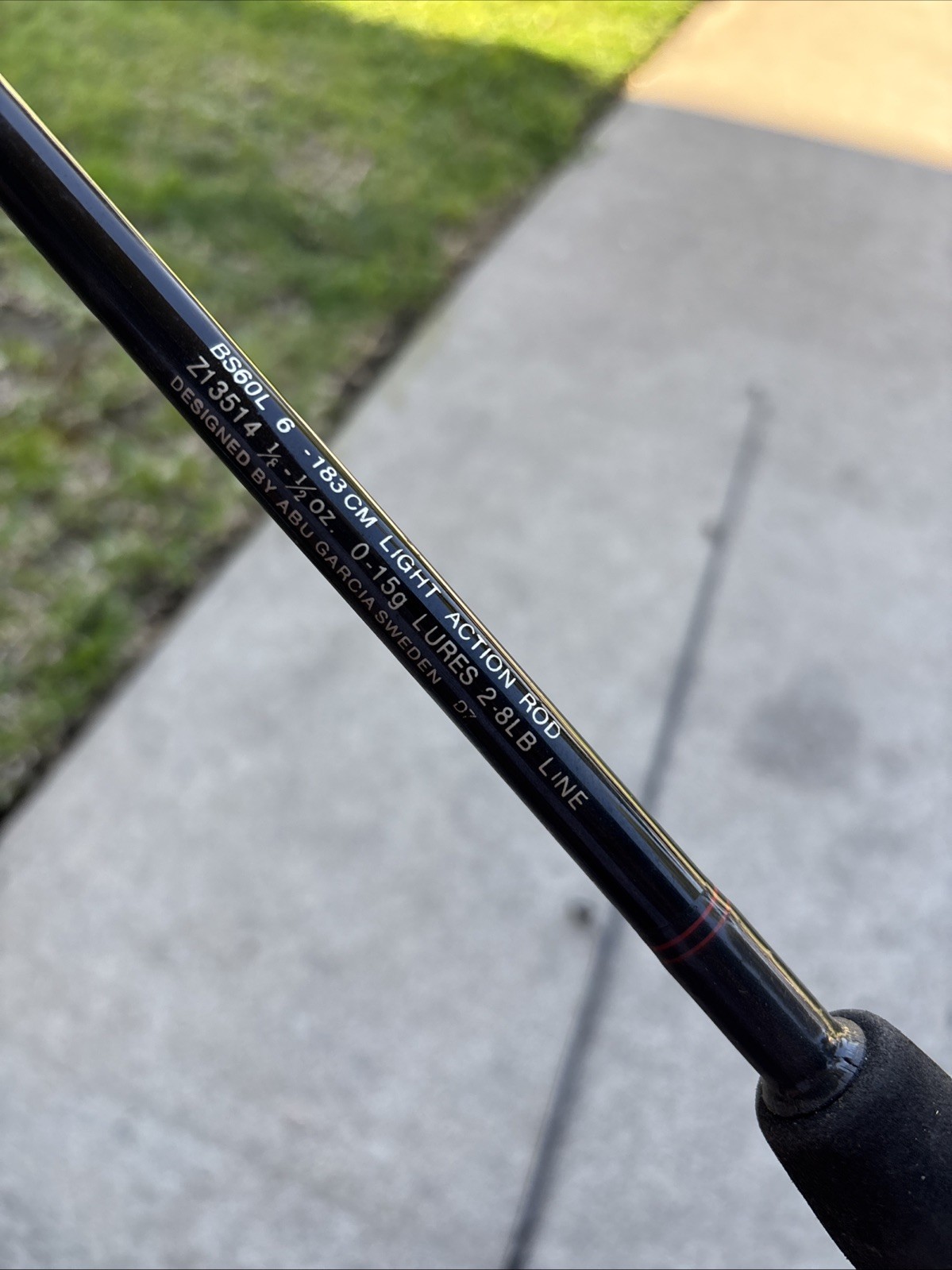 VTG Abu Garcia 400 Balanced 6’ Light Action BS60L Spin Fishing Rod 2-Piece READ!