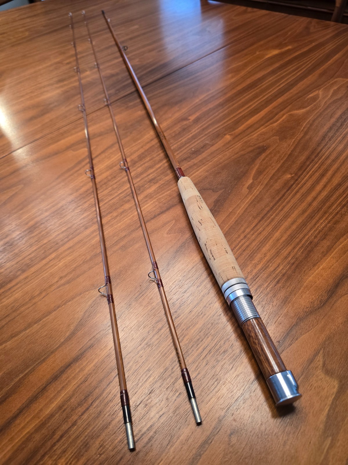 Orvis Impregnated Battenkill Bamboo Fly Rod 7’ – 3 3/8 oz. 6wt. W/ Tube & Sock.