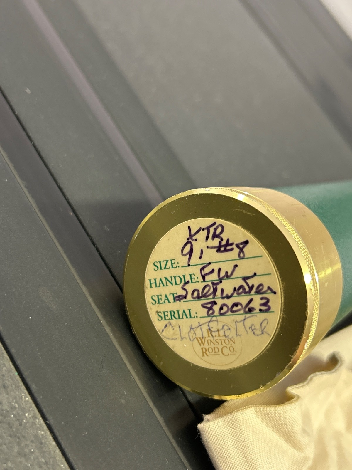 CLEAN RL Winston Boron XTR 9′ # 8 weight fly fishing rod
