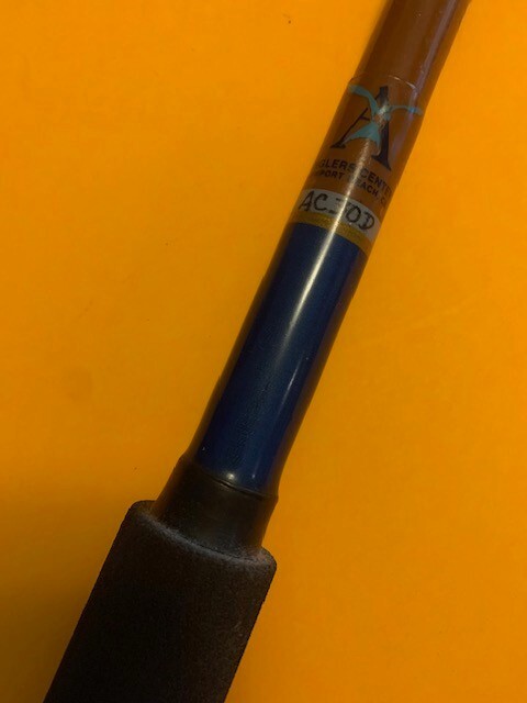 CUSTOM BUILT CALSTAR AC30D 6 FOOT 11 1/2 INCH 30 POUND CLASS BOAT/TROLLING ROD