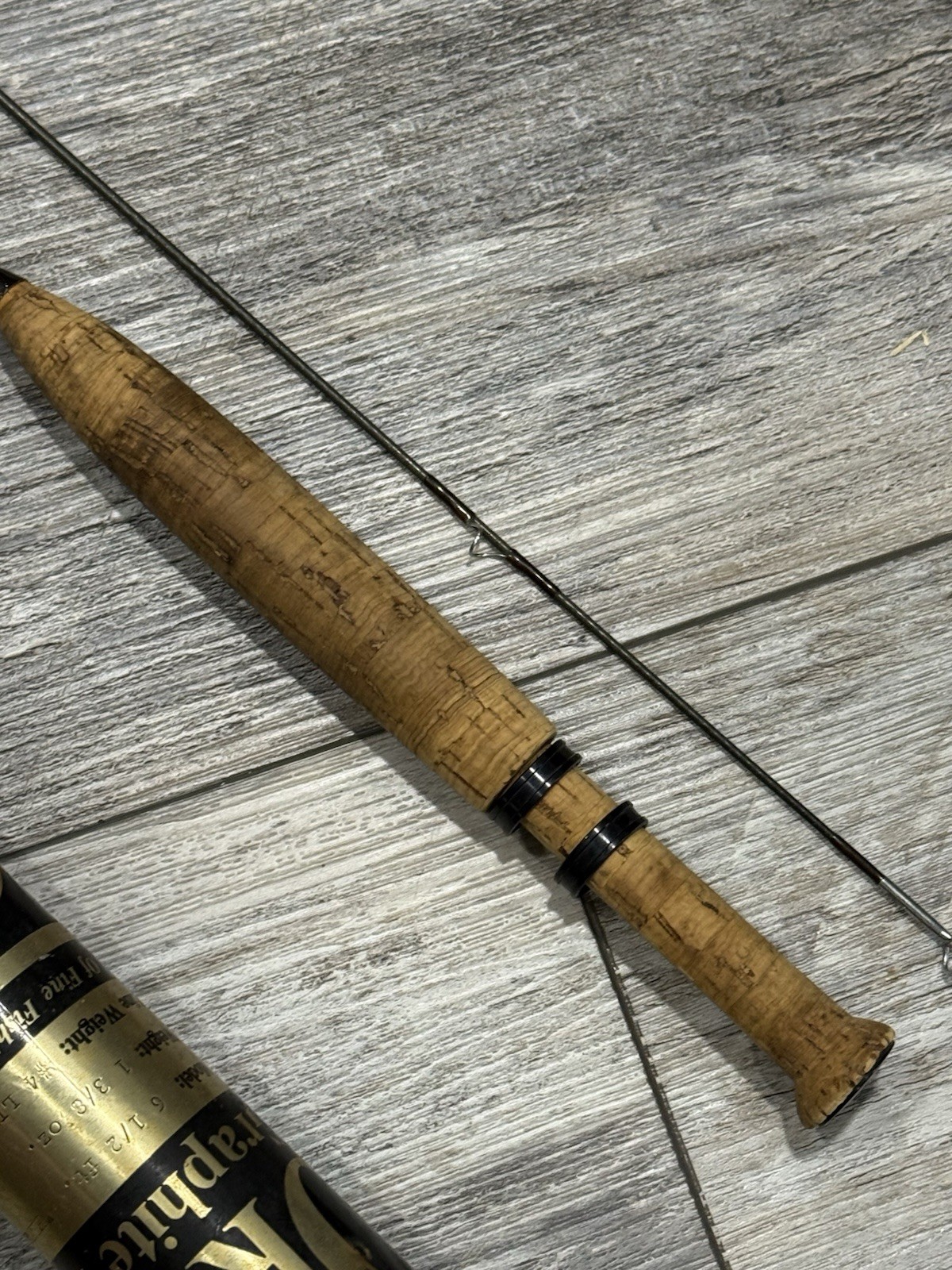 Vtg Orvis Flea Graphite Fly Fishing Rod 6 1/2 2pc #4 1 3/8oz + Correct Tube
