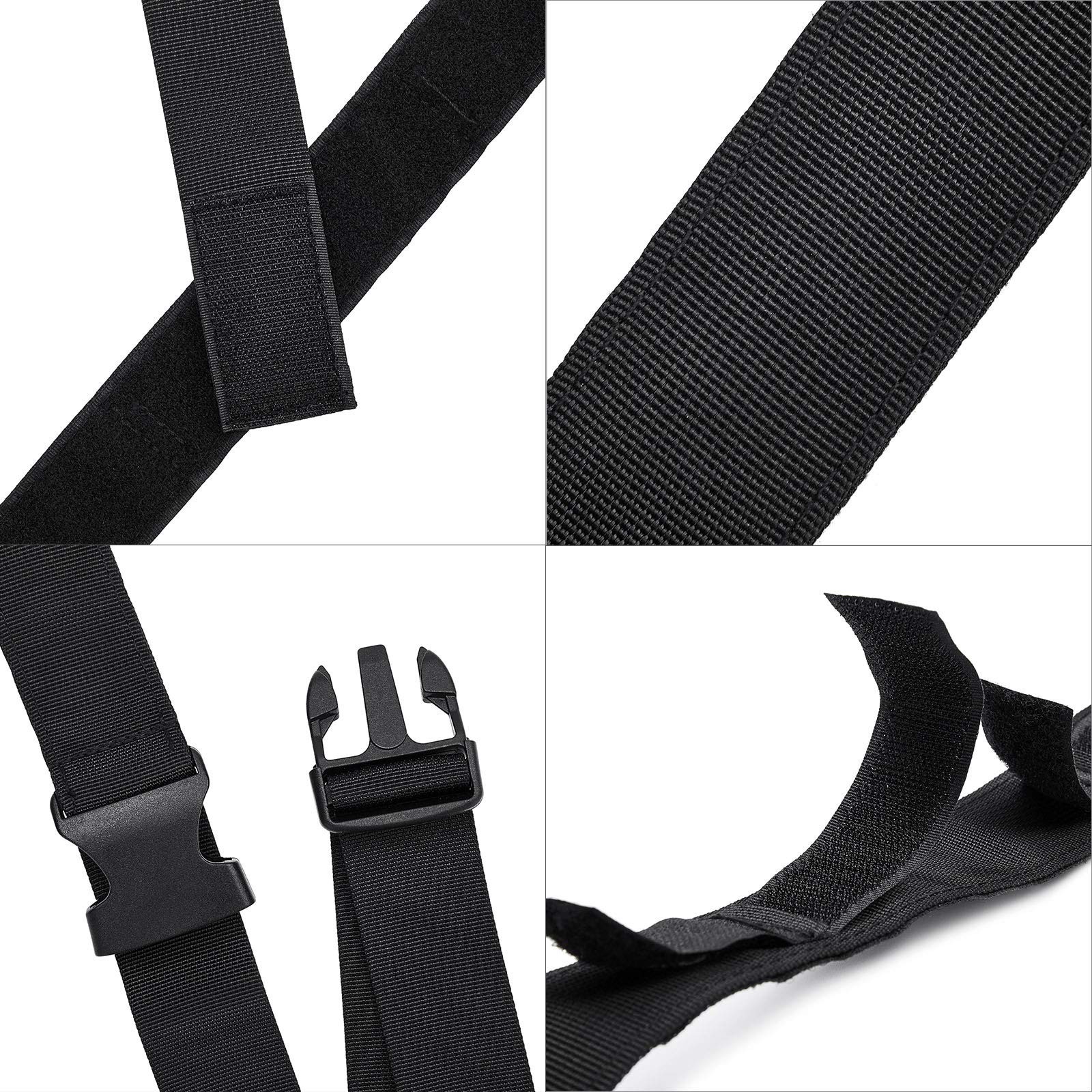 MOPHOEXII Fishing Pole Holder for Car,Car 7.8 x 1 x 10.9 inches, Black