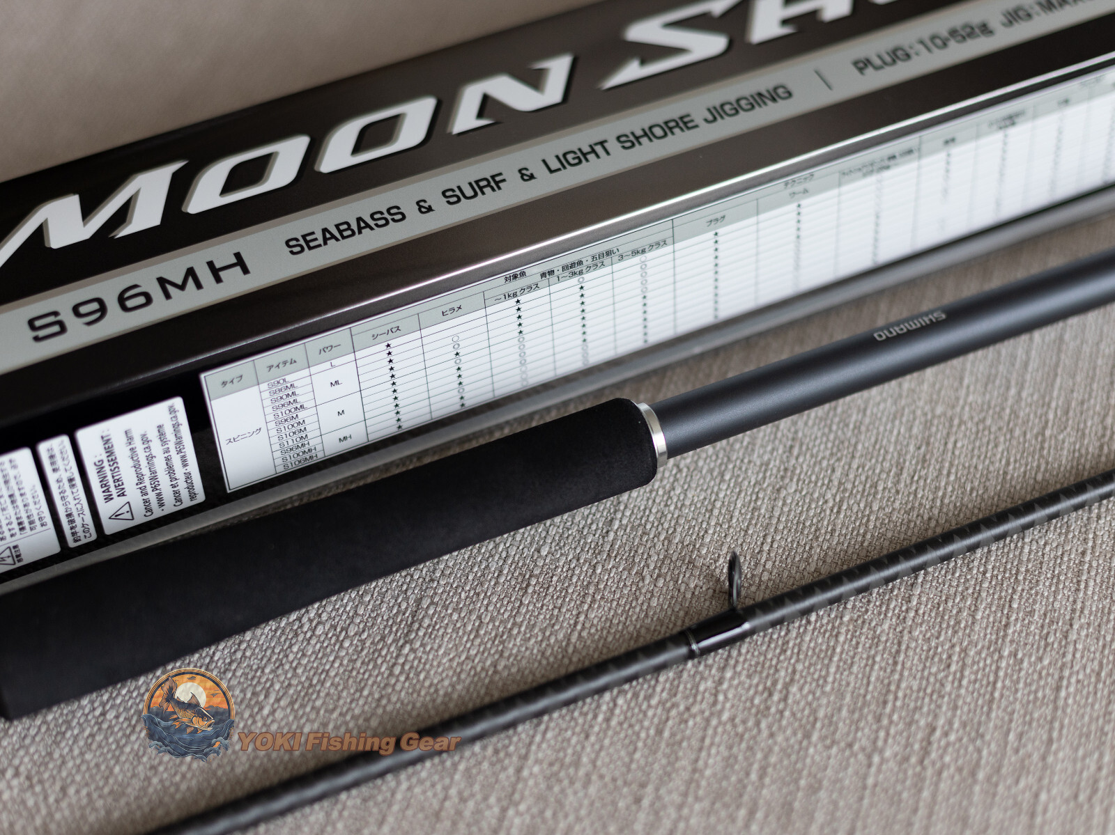 Watch Our Product Video-Shimano 21 Moonshot S96MH Spinning Rod Free Shipping A2