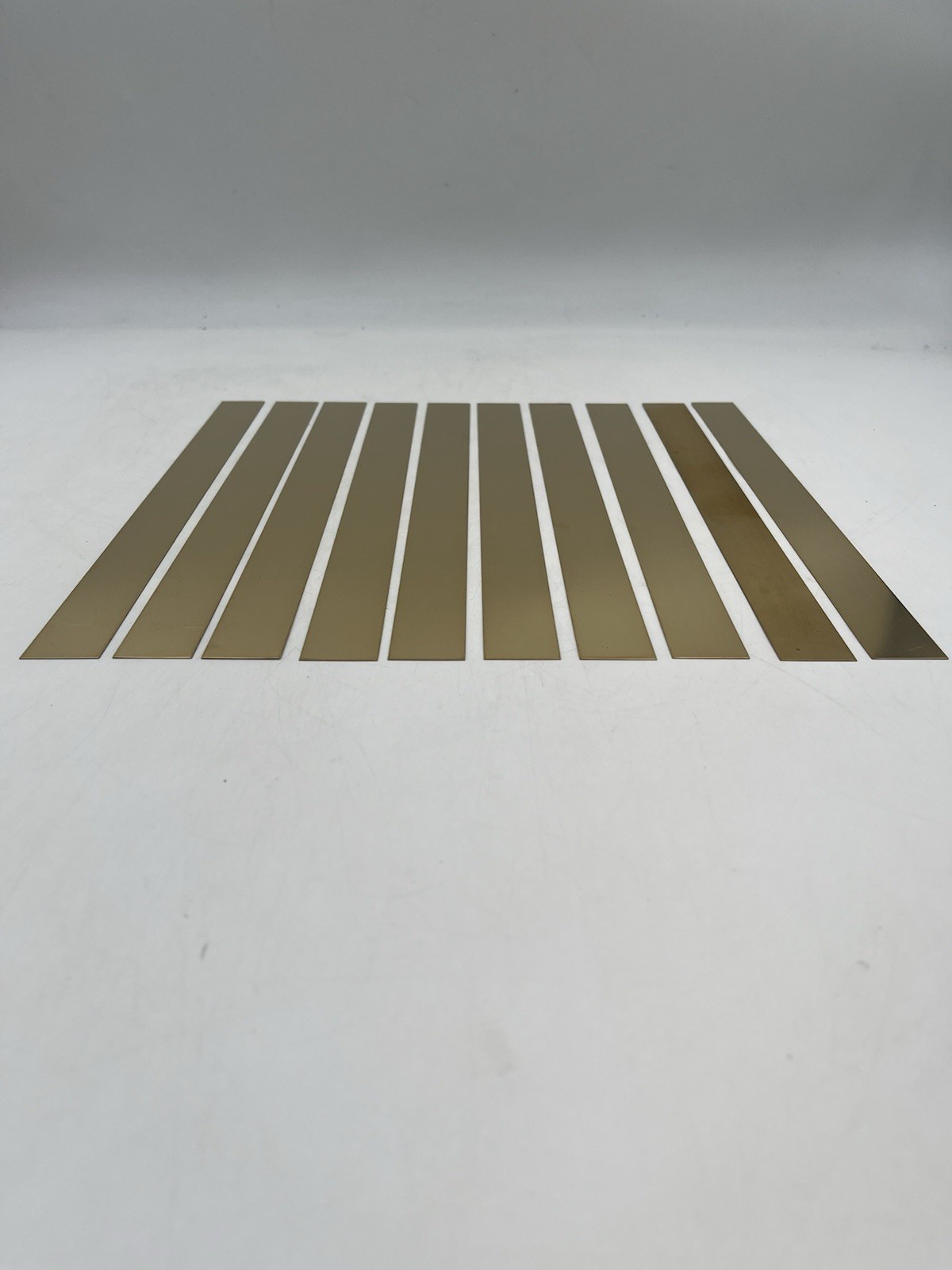 K&S Engineering Solid brass Rod Lot 232 .016 x 1 Brass Strips