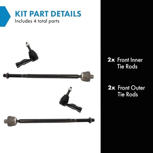 Tie Rod Set 4 Pieces for Ram 1500, 2019-2022 PSA66708