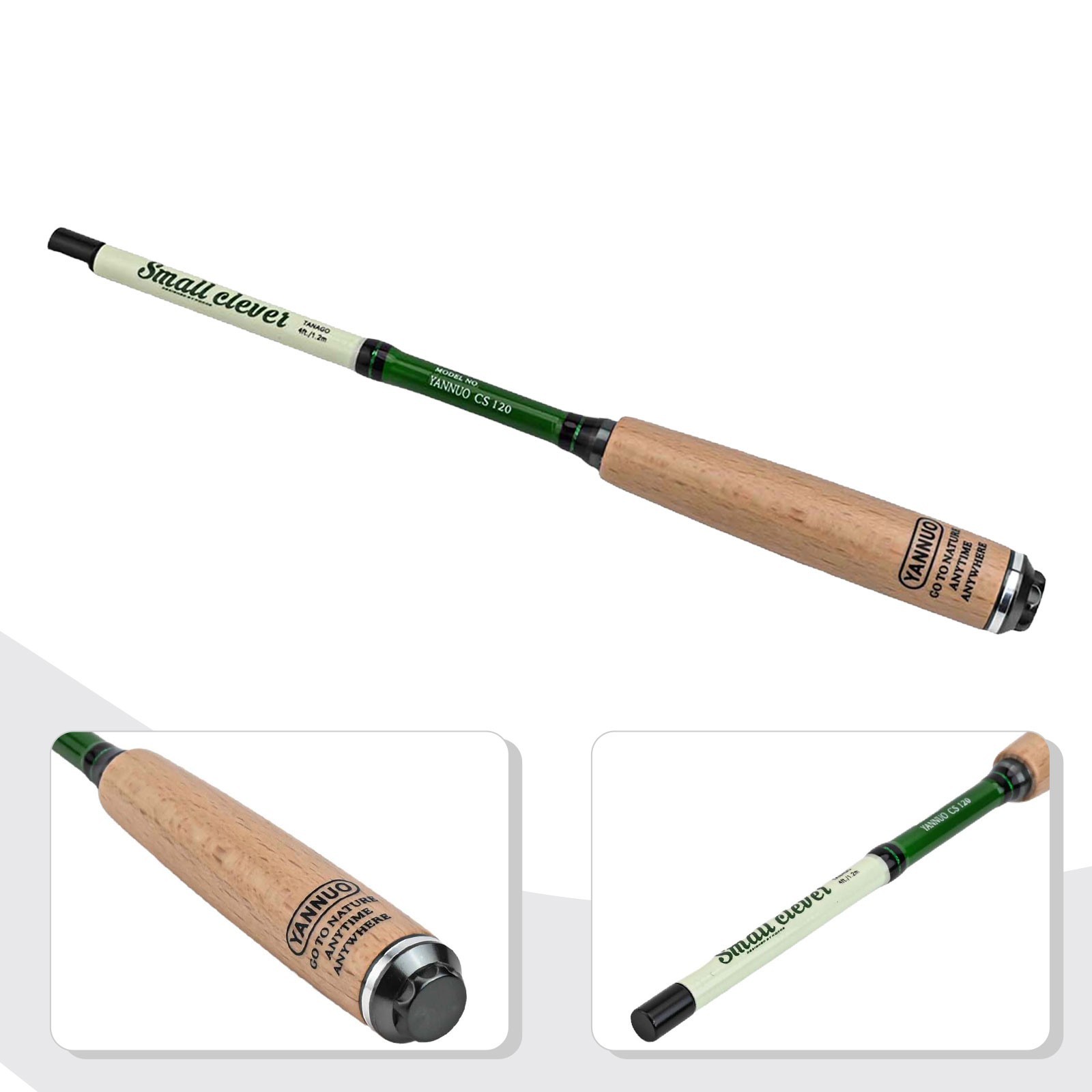 Lightweight Design for Anglers with a Compact Size of the Fishing Rods