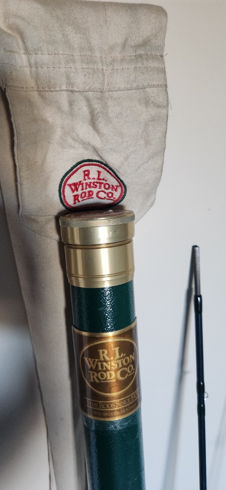 Classic R.L. Winston IM6 9’0″ 4wt 2 Piece Fly Rod Fishing w/tube & sock