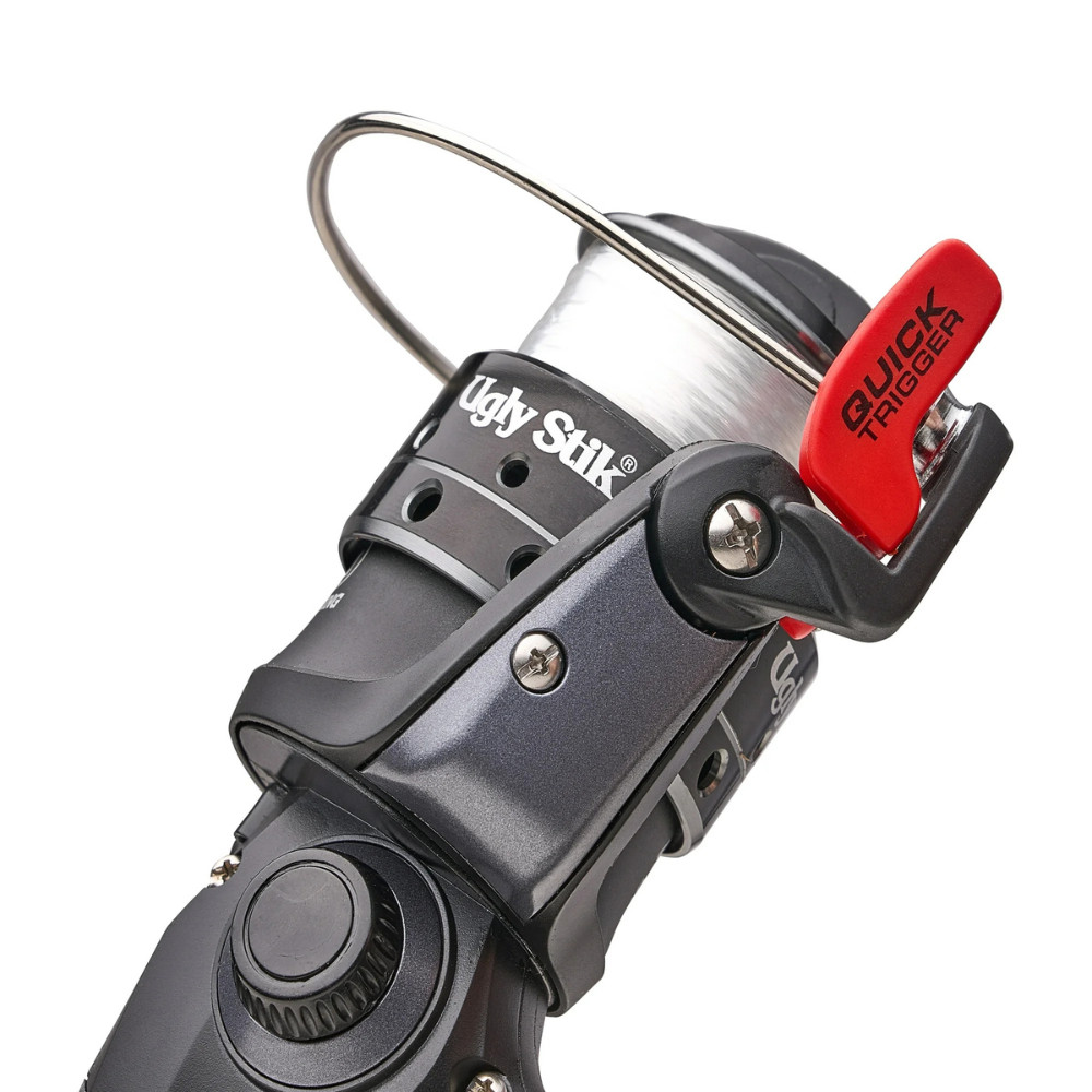 Ugly Stik Quick Trigger 5ft Spinning Fishing Rod and Reel Combo, Durable, Smooth