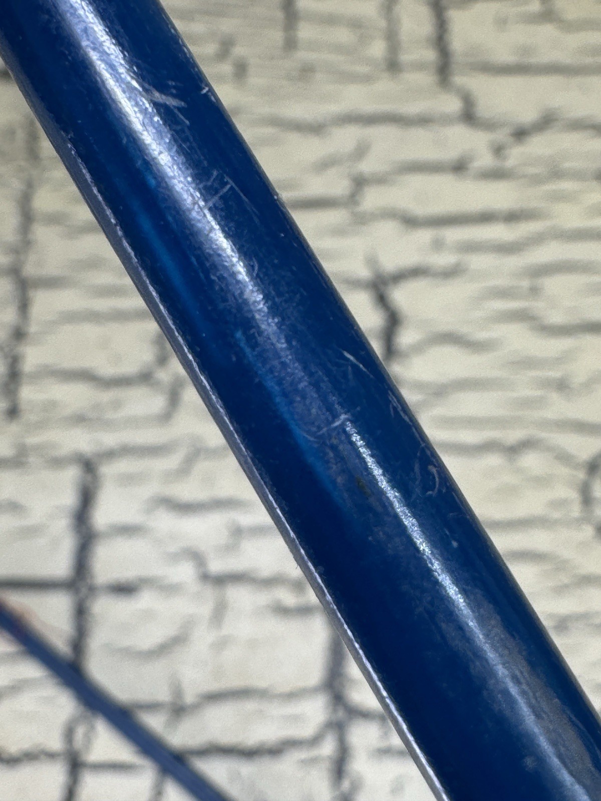 VTG Blue Fiberglass Fly Fishing Rod 2-pc Retro Red White Wraps 6ft Unmarked Rare