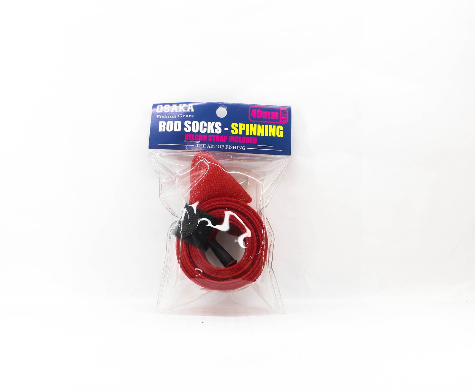 Crimson Osaka Rod Sock for Spinning 40mm x 1.7m ORS-S4017 Red (6031)