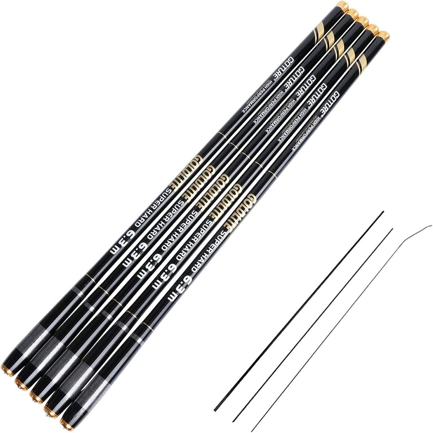 Goture Telescopic Tenkara Fishing Rod Kit – Ultralight Carbon Fiber 24ft