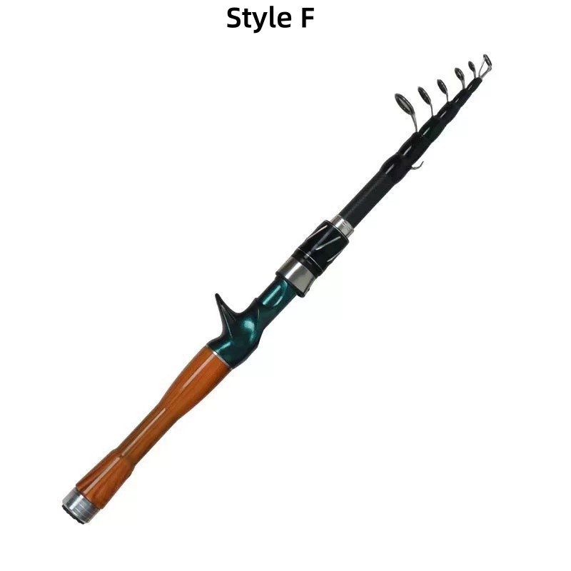Lure Fishing Rod Carbon Fiber Ultralight Teleacopic Spinning Casting Rod Travel