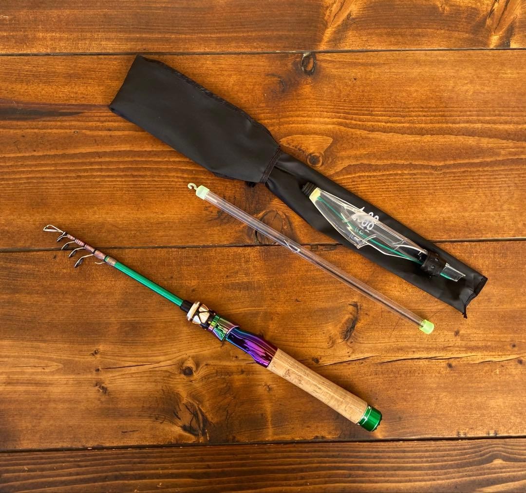 Telesco Trout Spinning Rod 5’6″ Carbon Lightweight Portable Fishing Gear