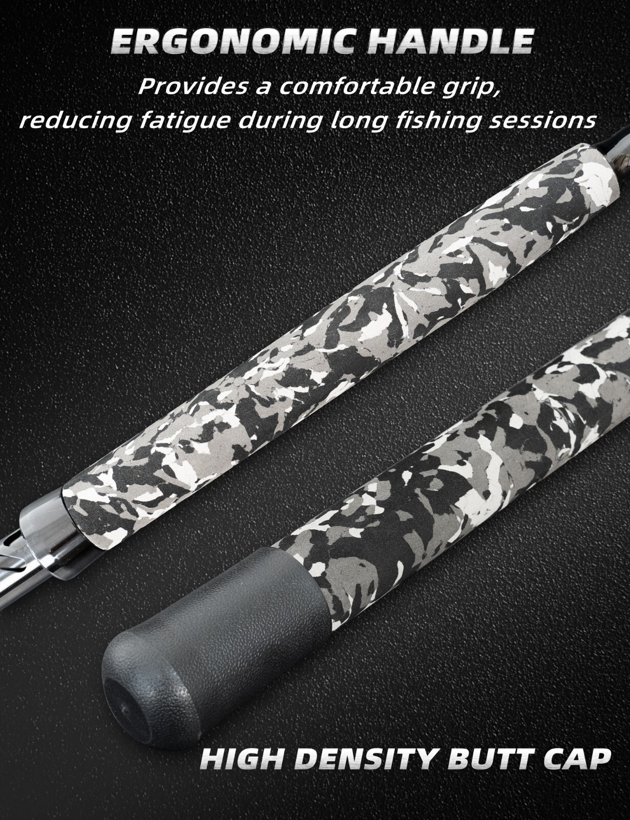 BLUEWING 6’0” Ghost Trolling Fishing Rod 1pc Fiberglass Rod Moderate Fast