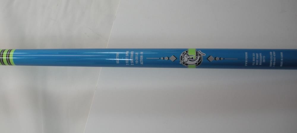 B n M SCATS70 Silver Cat Spinning Rod 7 ft.