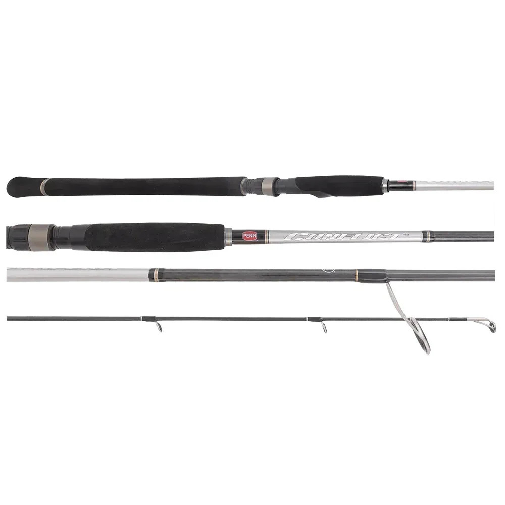 PENN Conflict 762M Spin Rod 7’6″ 6–10kg Fuji Guides EVA Grip Medium