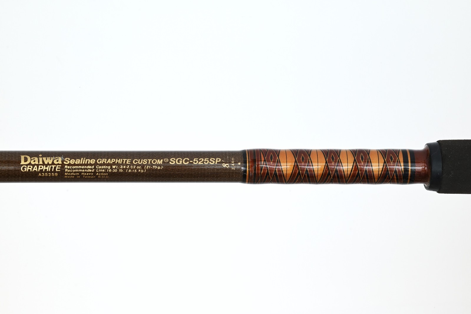 Daiwa Sealine Graphite Custom SGC-525SP A35259 8′ Med-Hvy Spinning Rod – EX COND