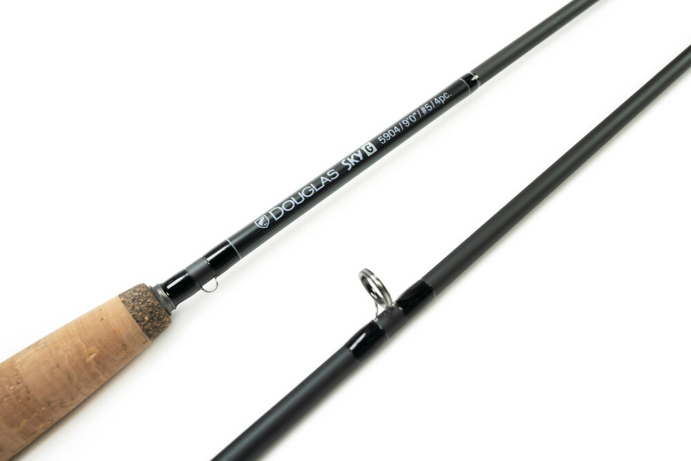 DOUGLAS SKY G 6904 9′ #6 WEIGHT FLY ROD +FREE $100 LINE