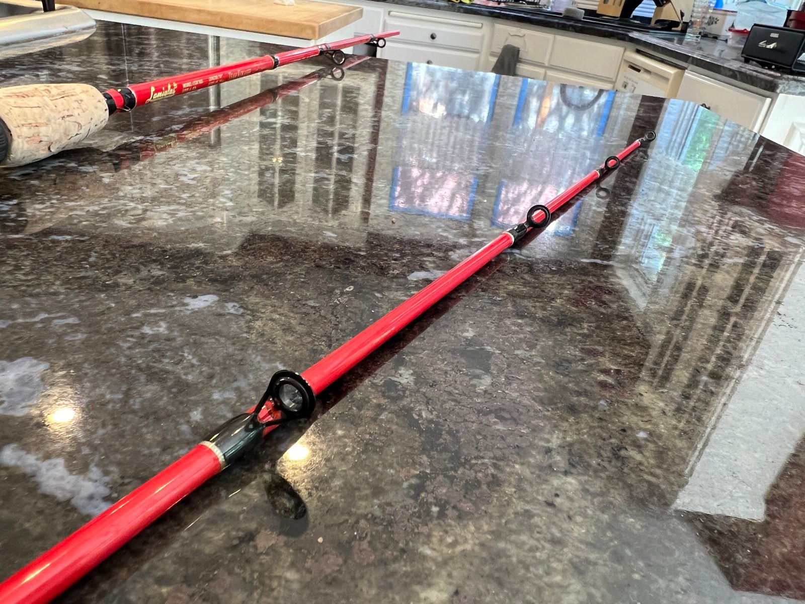 Lamiglas CGR 762 L Team Kokanee 7’6″ Rod Jared Johnson BROKEN TIP 4-8lb