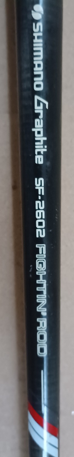 Shimano Graphite SF-2602 2-Piece 6′ Spinning Fightin Rod Med. Power Nice!!!