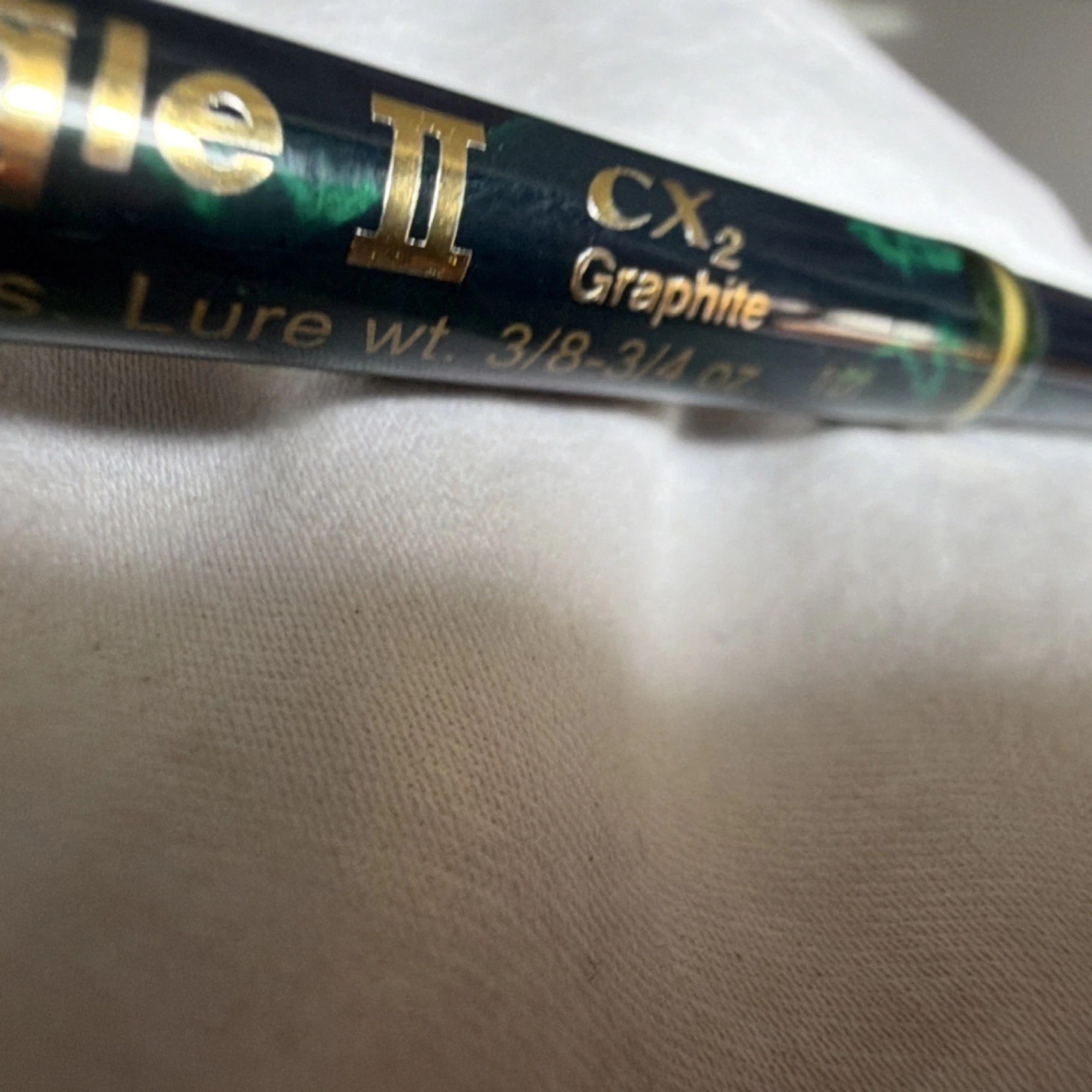 Cabela’s Fish Eagle II GSTII 864S-2A 8’6″ Graphite Rod 8-12 lb 3/8-3/4 oz