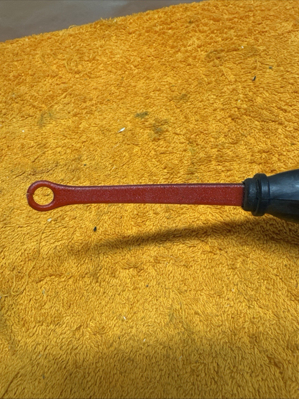 G#5 – Vintage Black Plastic Green Hornet Style Ice Fishing Pole