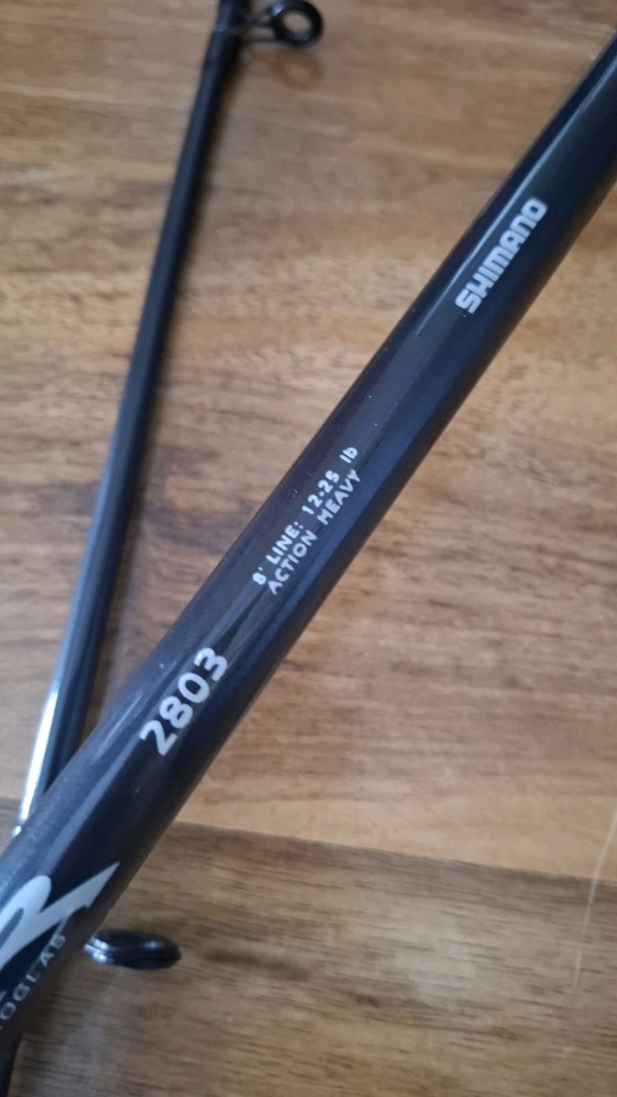 Shimano Casting Fishing Rod TDR Aeroglas 2803 8ft 2 Piece EVA Handle River Lake