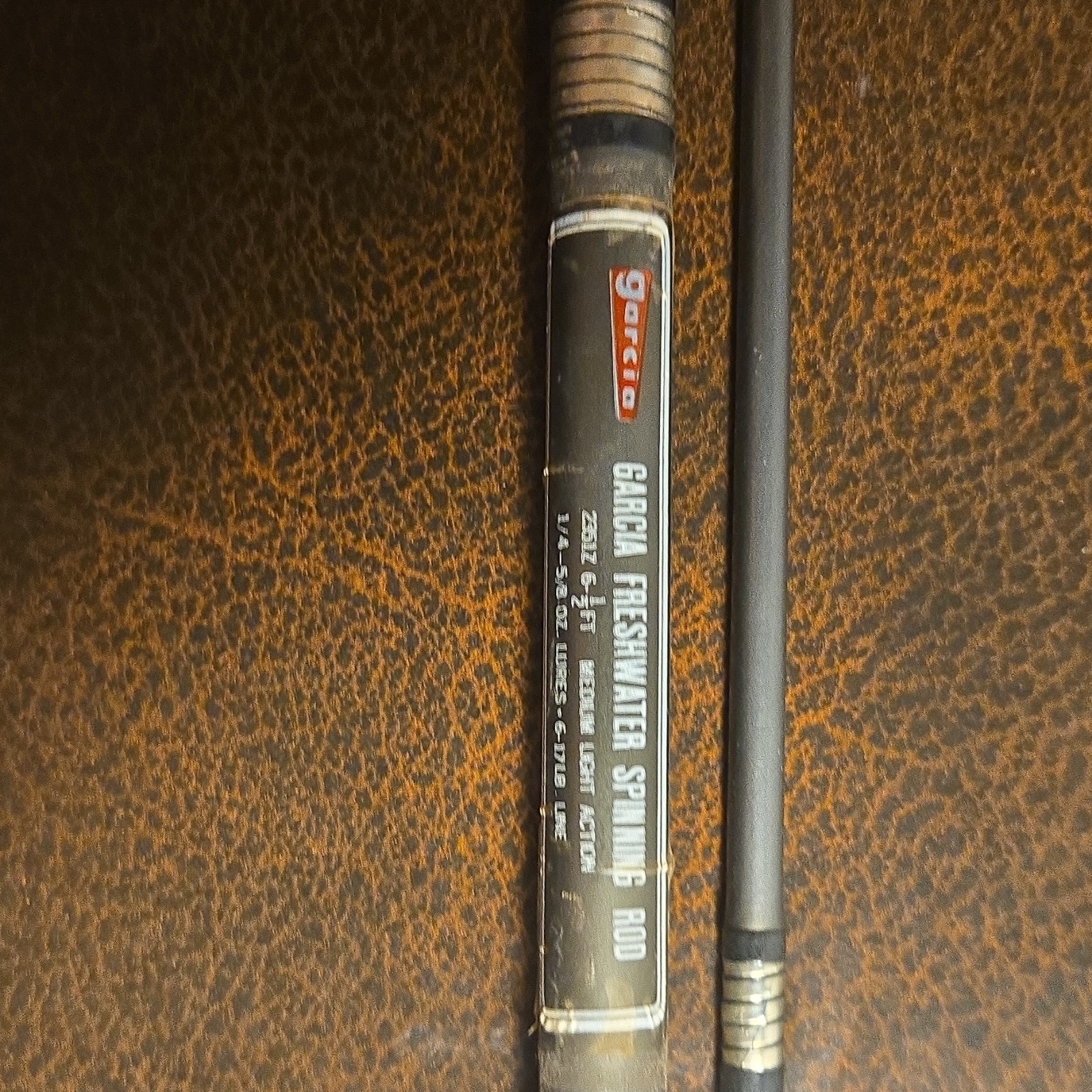 Garcia 2267T Freshwater Spinning Rod 6’6″ Medium Light 2-Piece Foam Handle