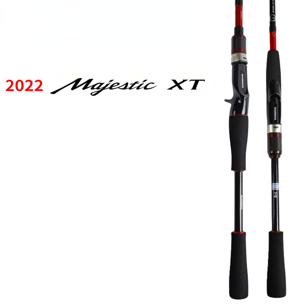 2022 Shimano Majestic XT Fishing Spinning Casting Rod F RF Fishing Poles 2Pc