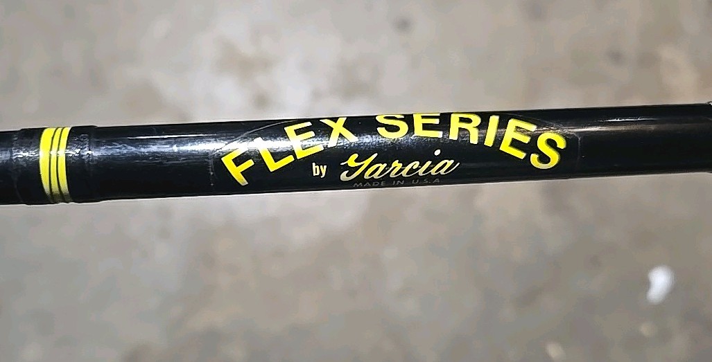 Flex Series by Garcia 6′ One Piece Fishing Rod Medium ACTION 2408A Made In USA