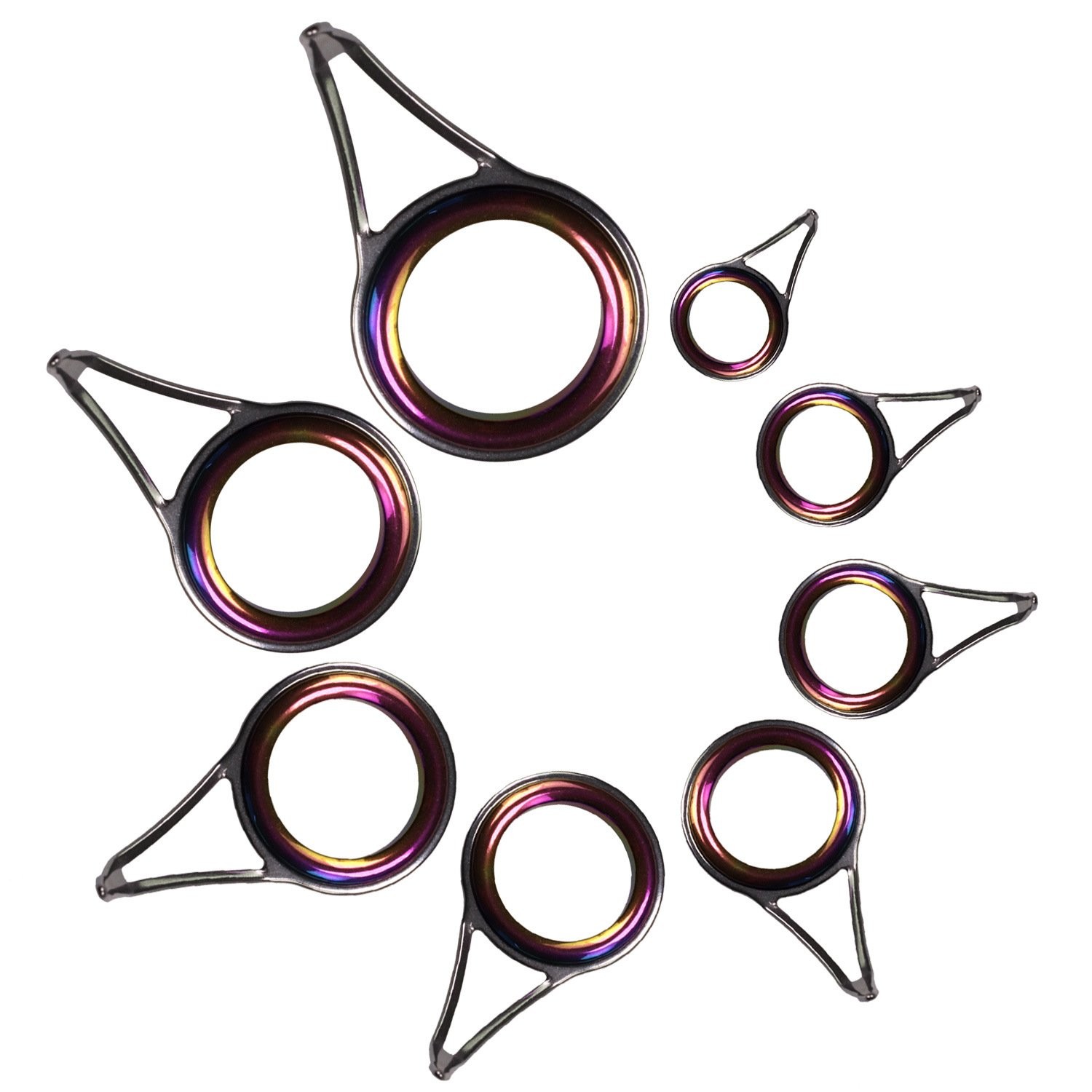 QualyQualy Fishing Rod Tip Repair Kit 40/75pcs Stainless Steel Ceramic Ring …