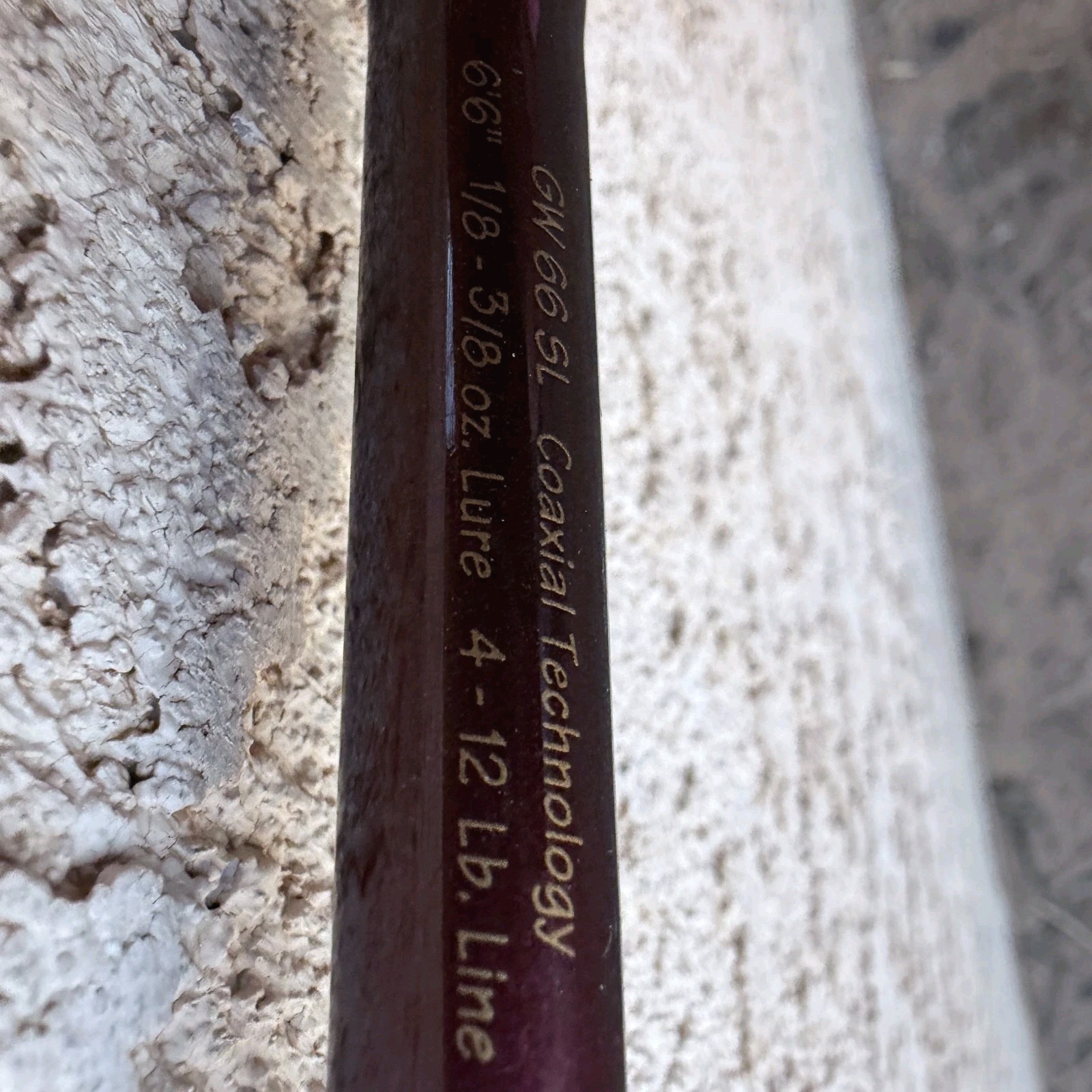 Fenwick Golden Wing GW 66 SL Spinning Rod 6’6″ 4-12lb Rare Coaxial Technology