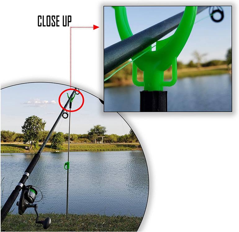 WASP Telescopic Fishing Rod & Rod Holder Combo