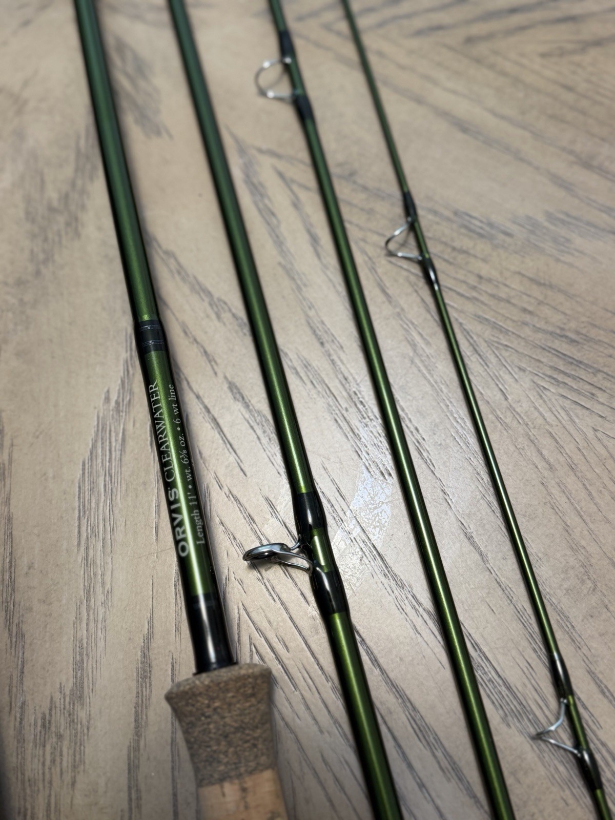 Orvis Clearwater 11ft 6wt 4pc Fly Fishing Rod W/ Tube