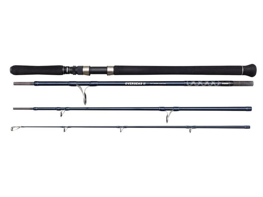 NEW Penn Overseas II Offshore Spinning Rod 4-section Sea fishing Rod