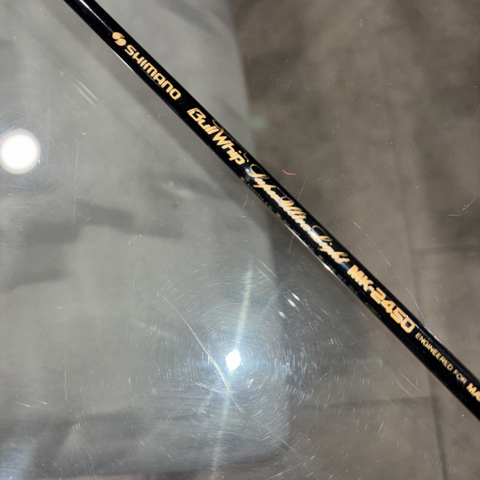 Shimano BULLWHIP SUPER ULTRA LIGHT MK-2450 4’6″ 1-4lb Spinning Fishing Rod #A
