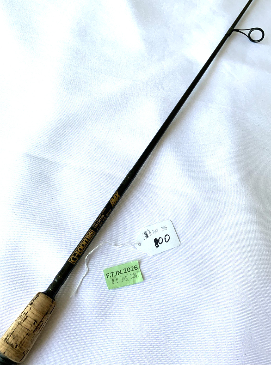 G. Loomis SJR781/6’6” IMX Light Fast Action 6-10Lb Graphite Spinning Fishing Rod